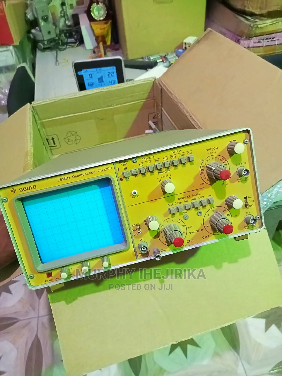 UK Used Very Neat 25mhz Oscilloscope Gould Os1200