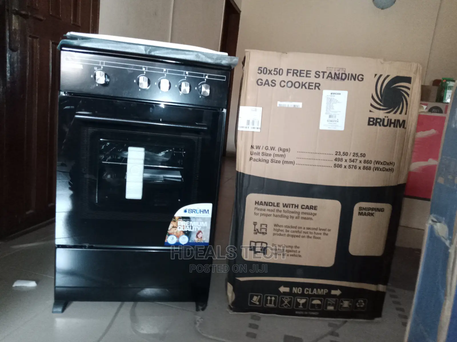 Bruhm All Gas 4 Burner With Enamel Pan Support