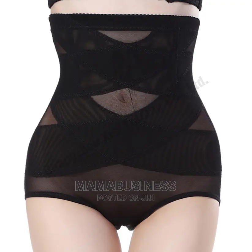Tummy Tuck Butt Booster Slimming Shapewear - Black