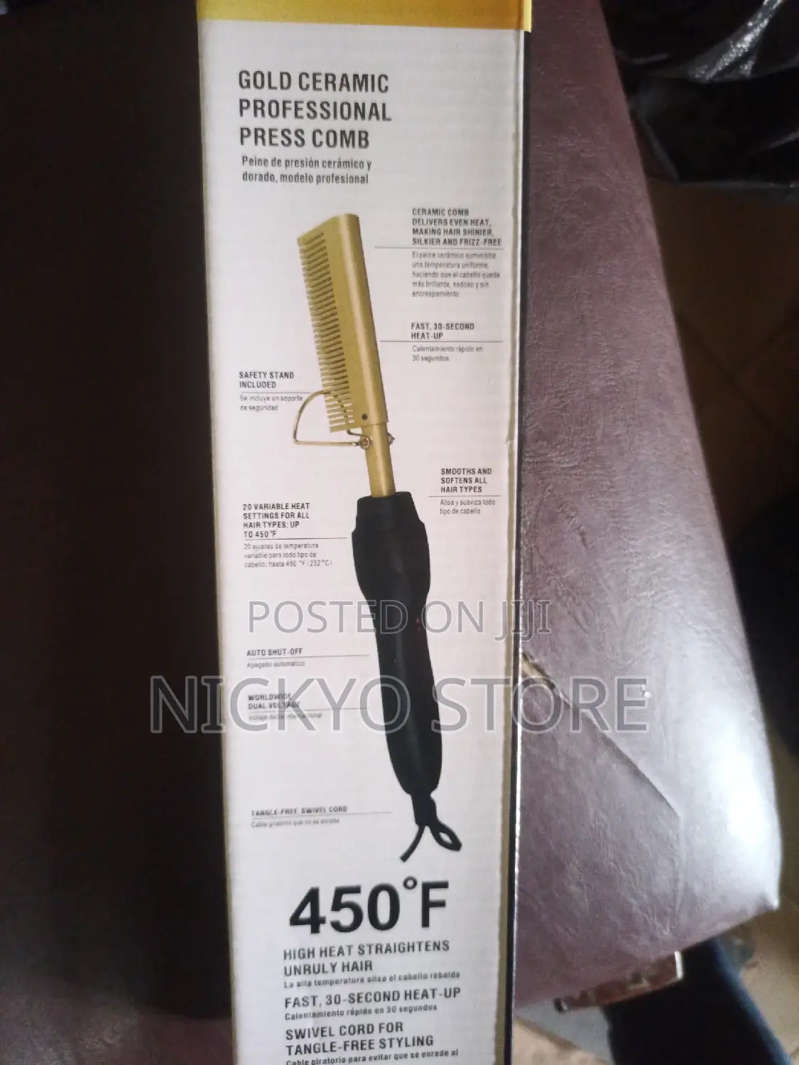 Electric Comb Hair Straightener