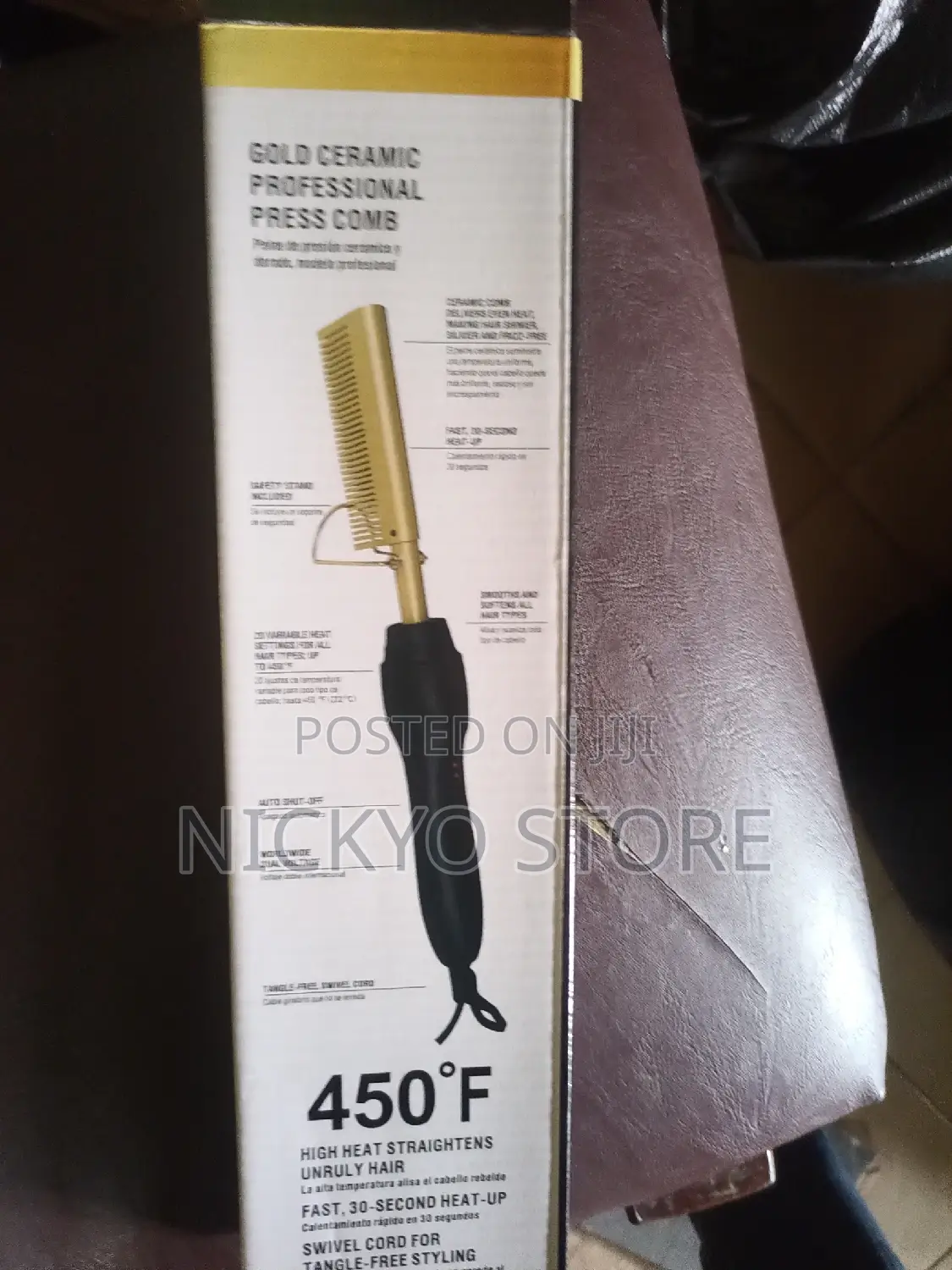Electric Comb Hair Straightener