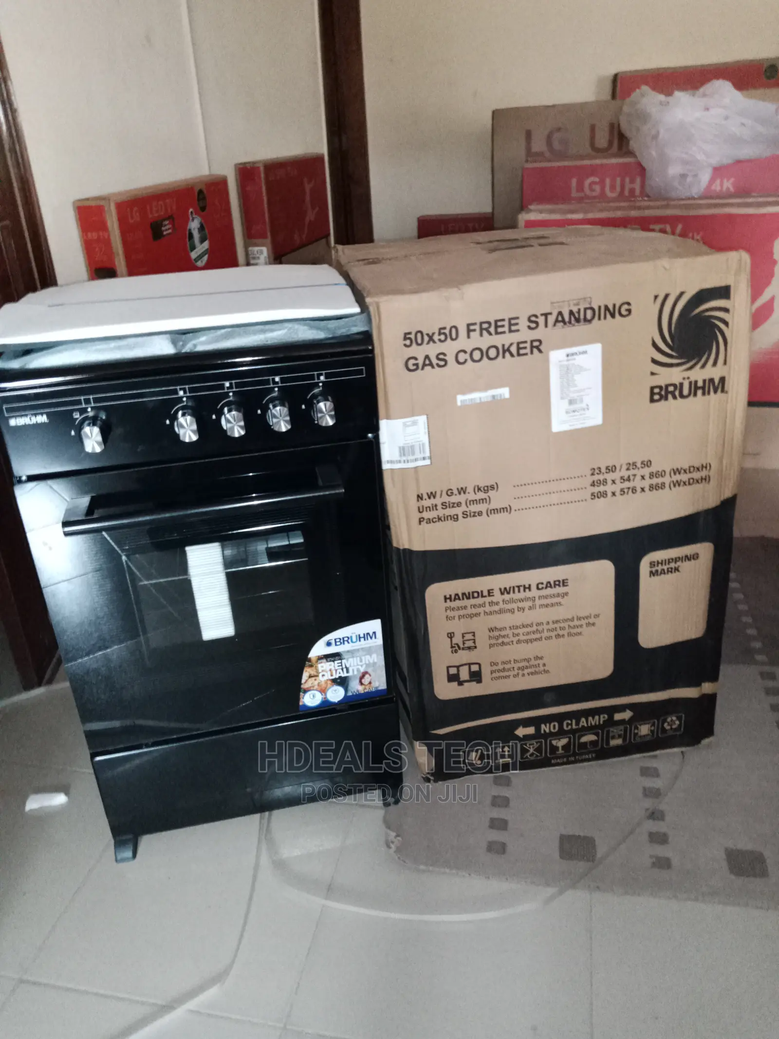Bruhm Gas Cooker All Gas Burner With a Cover