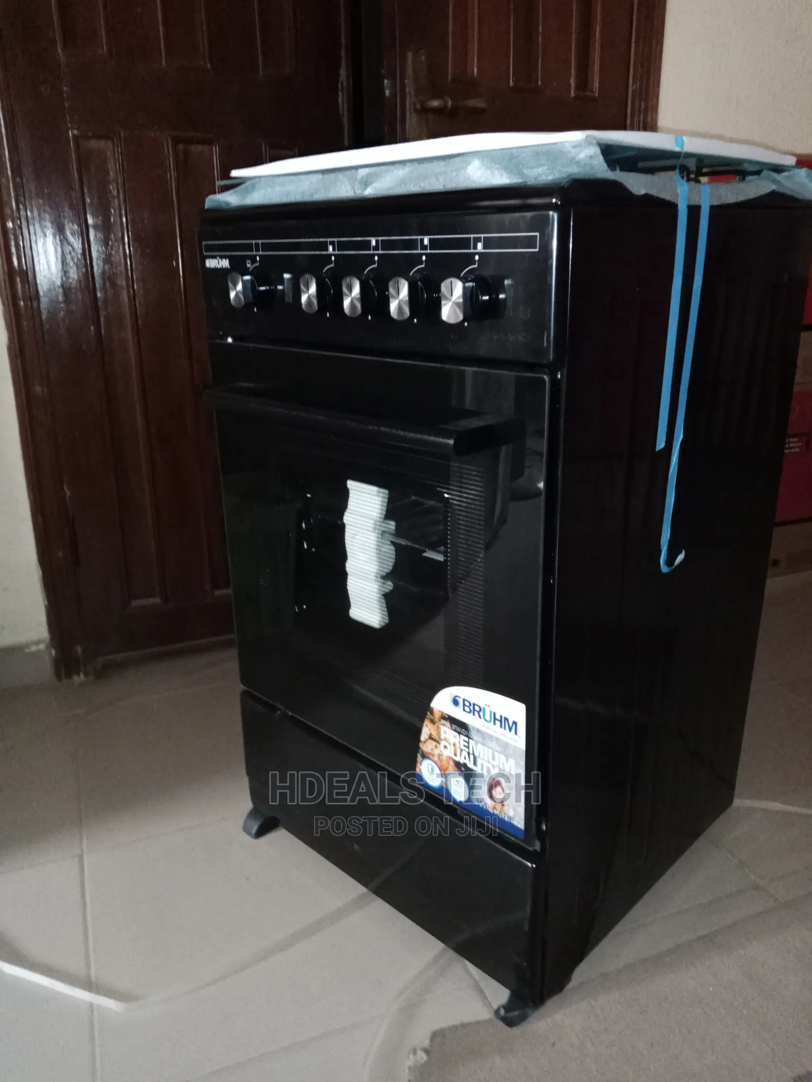 50*50 Free Standing Gas Cooker Bruhm All Gas Burner