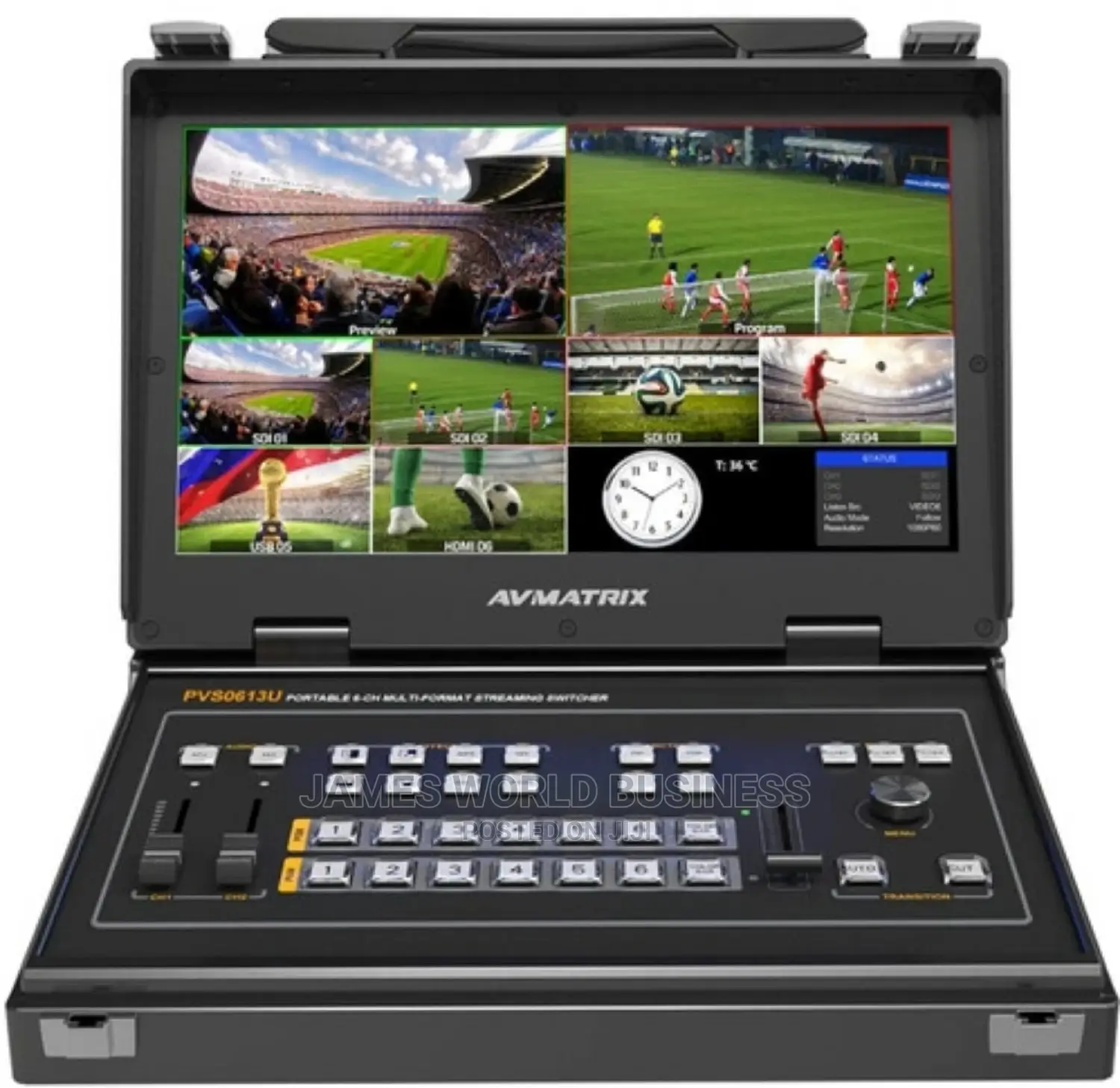 Av Matrix Pvs0613u 6 Channels Video Mixer