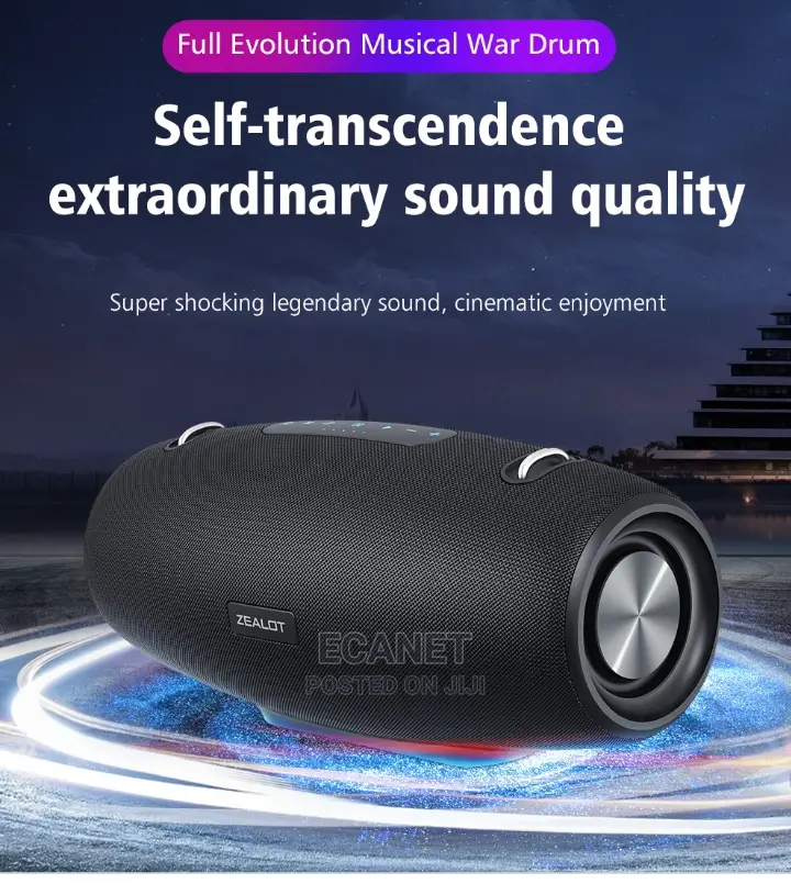 Zealot S67 Portable 60w Wireless Bluetooth Outdoor Subwoofer