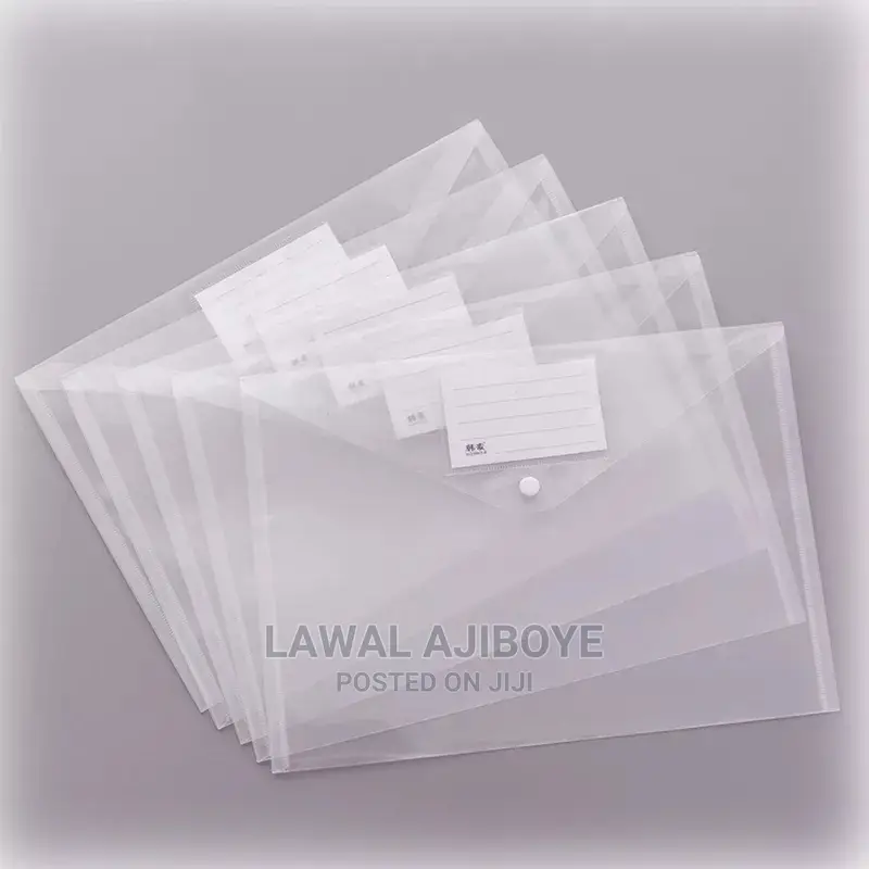 Simple Transparent A4 Big Business Briefcase Classified 12p