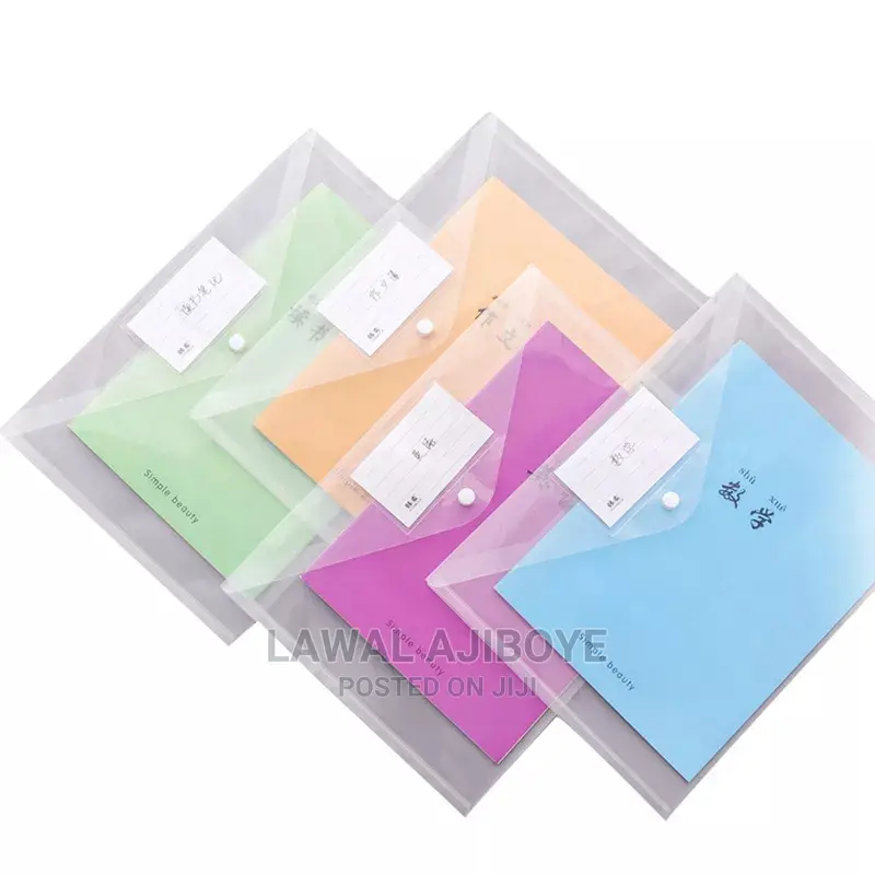Simple Transparent A4 Big Business Briefcase Classified 12p