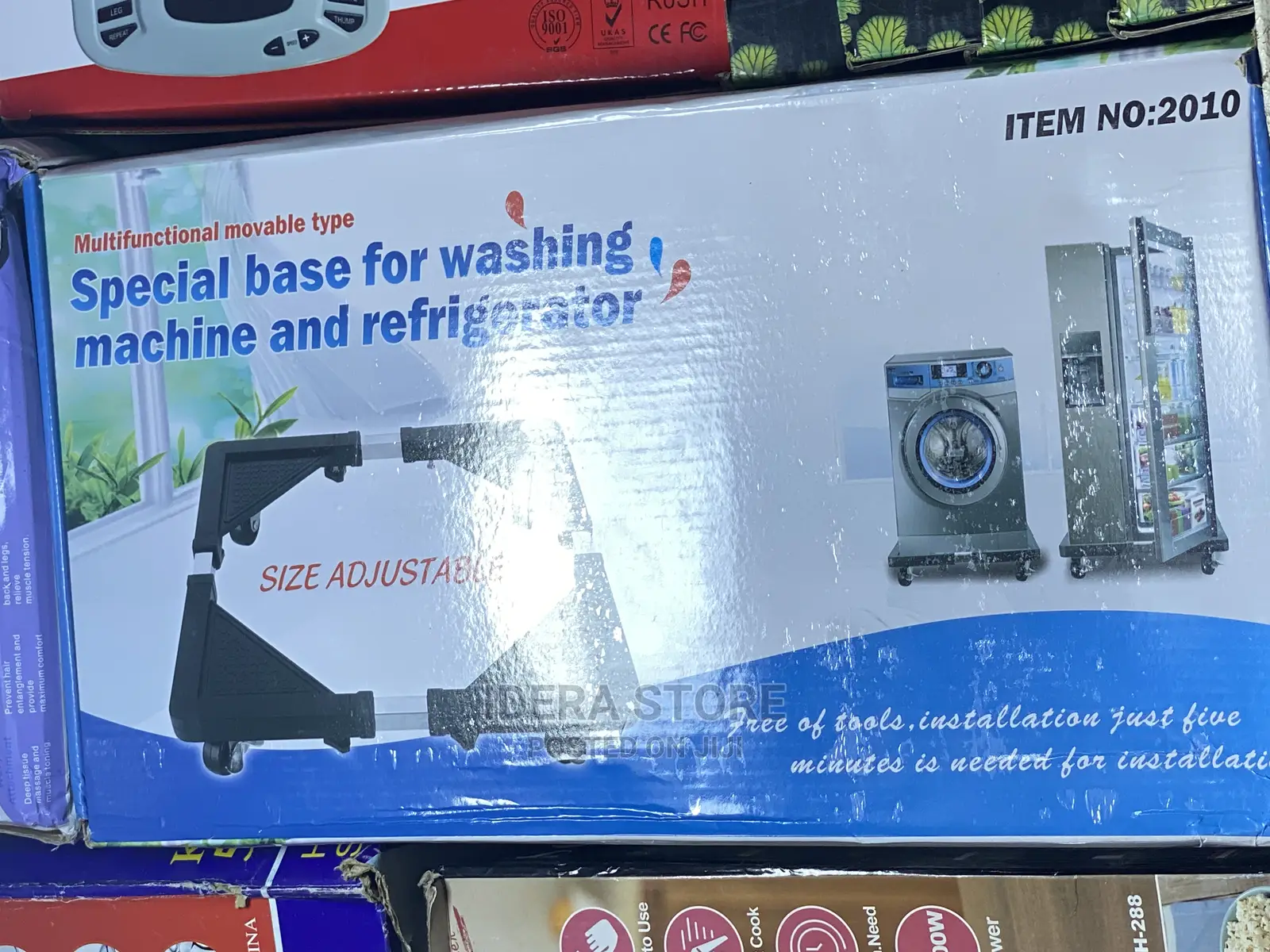 Stainless Steel Movable Wheels Refrigerator