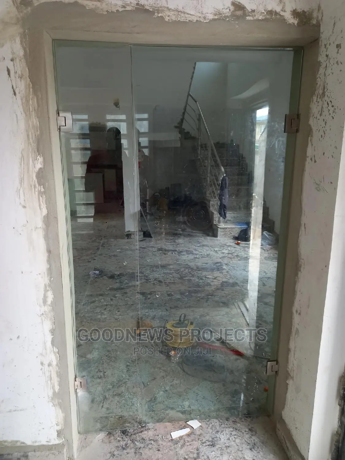Ante Room Frosted Glass Door