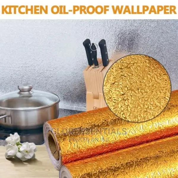 Oil Proof Kitchen Cabinet Wallpaper