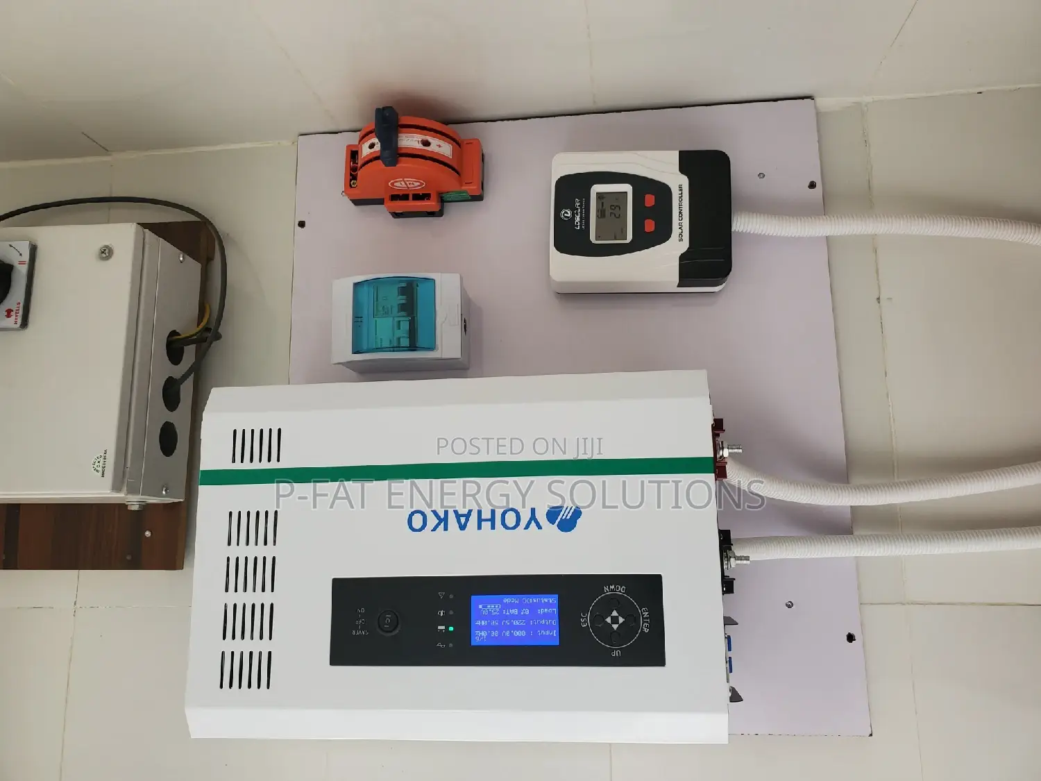 2.5kva Inverter, 2 Batteries and 4panels
