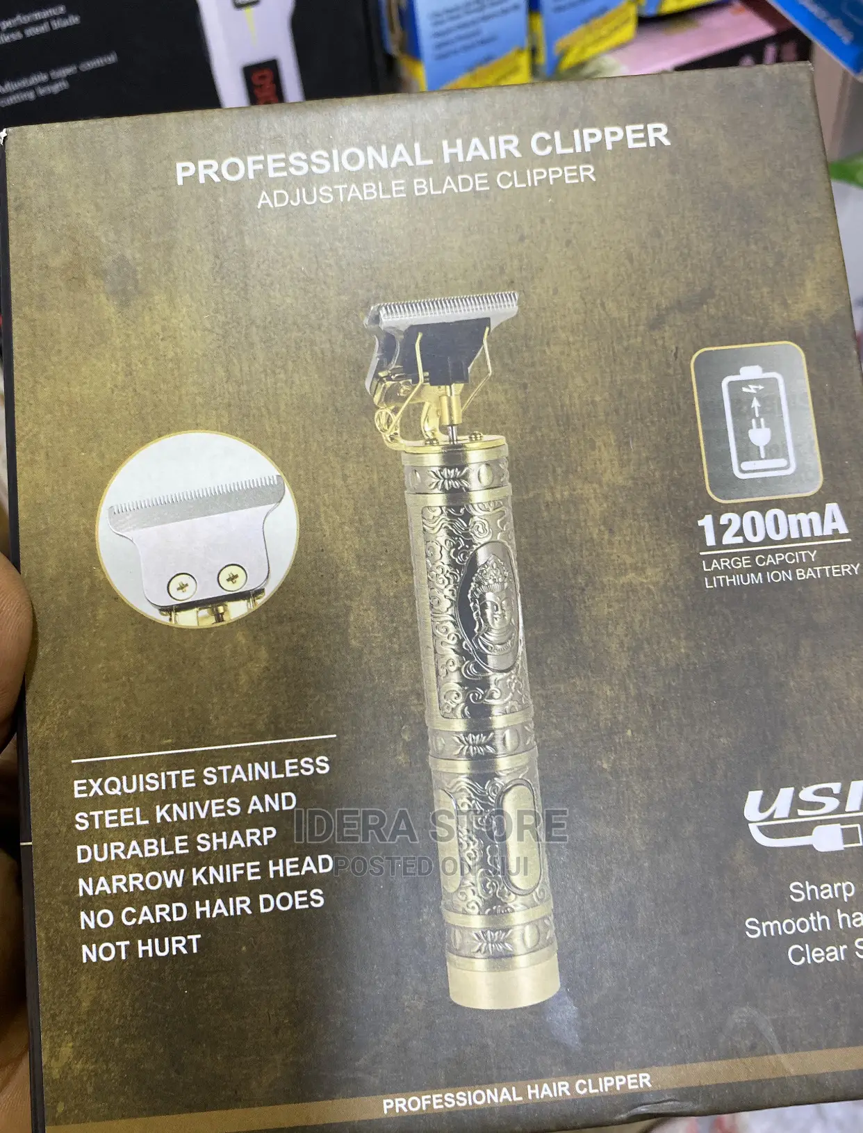 Rechargeable Electric Hair Clipper