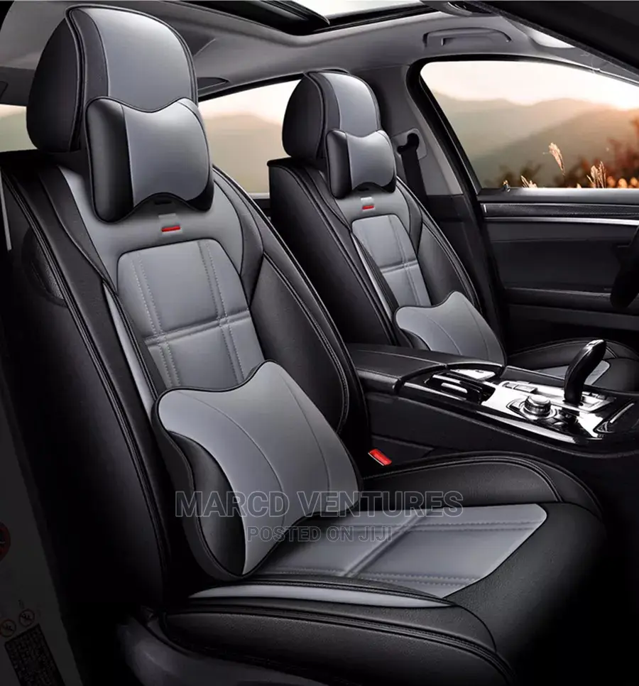 Black Gray Deluxe Sport Edition Seat Covers