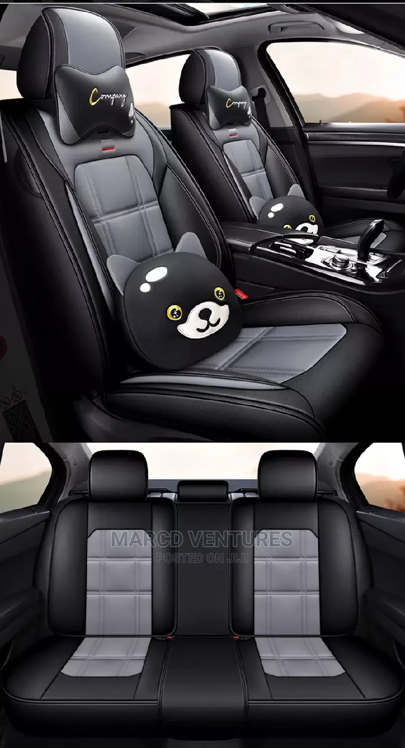 Black Gray Deluxe Sport Edition Seat Covers