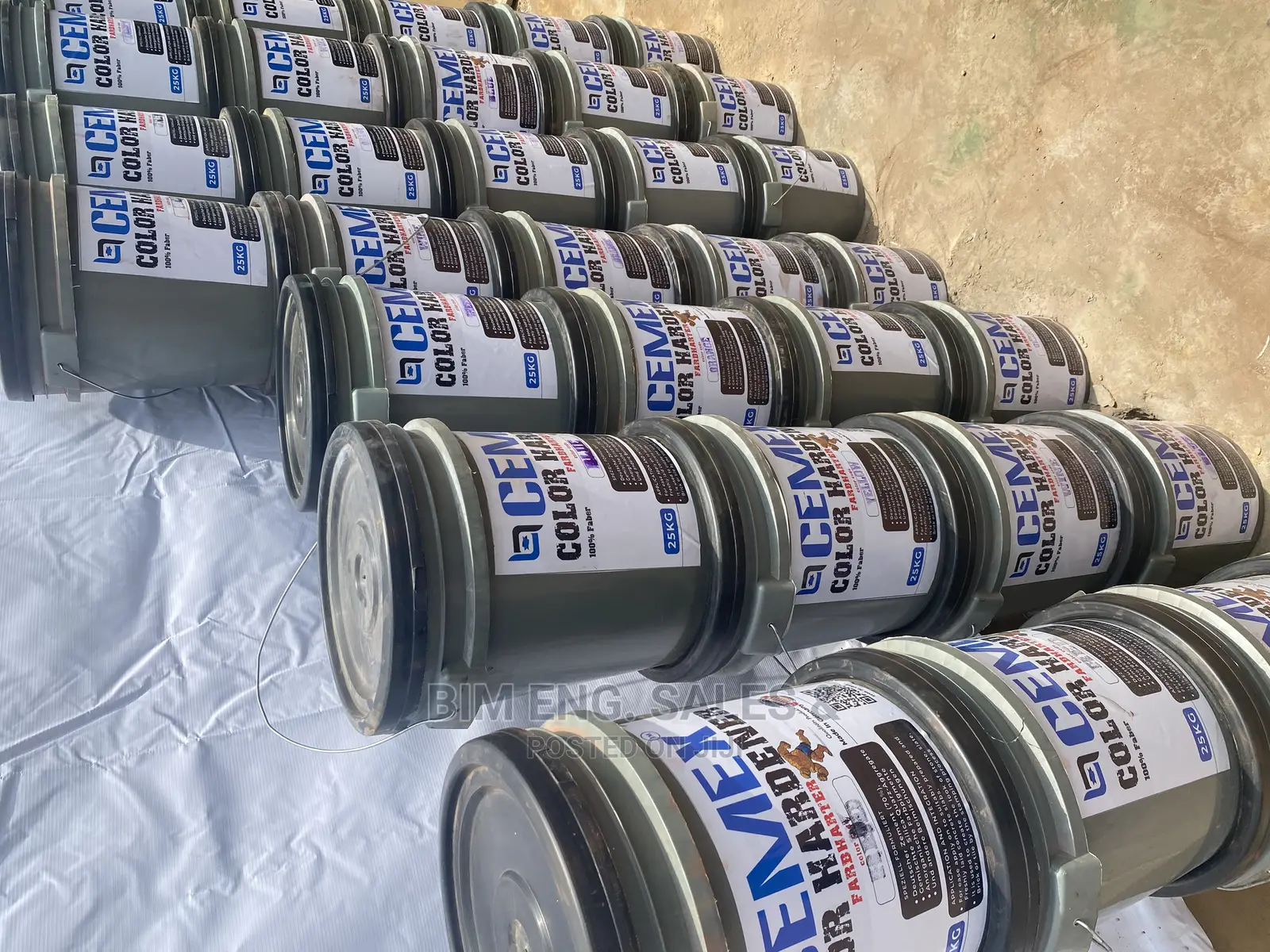 Concrete Stamped Color Hardener Red Cement