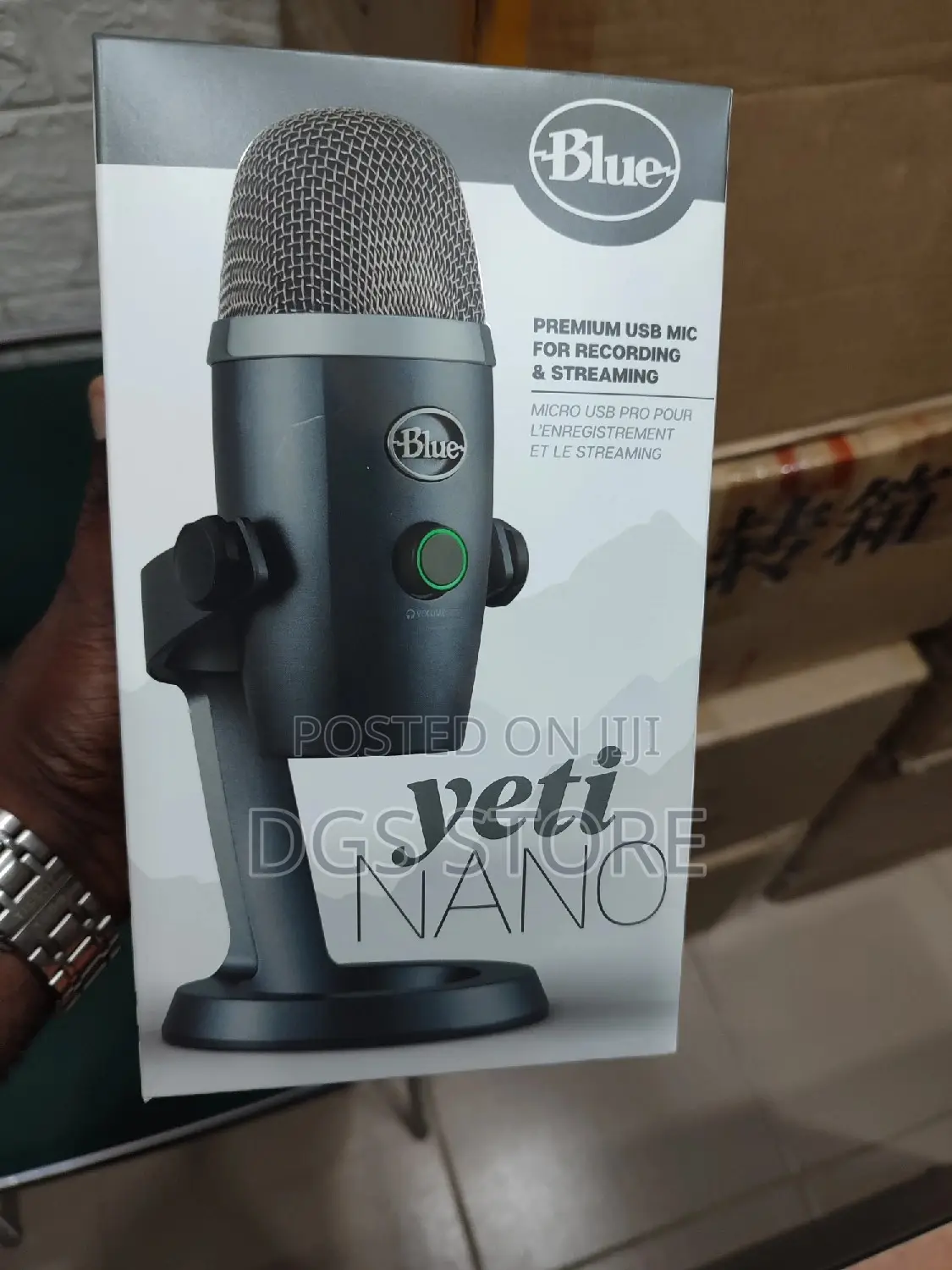 Blue Yeti Nano Broadcast Sound Microphone for Recording