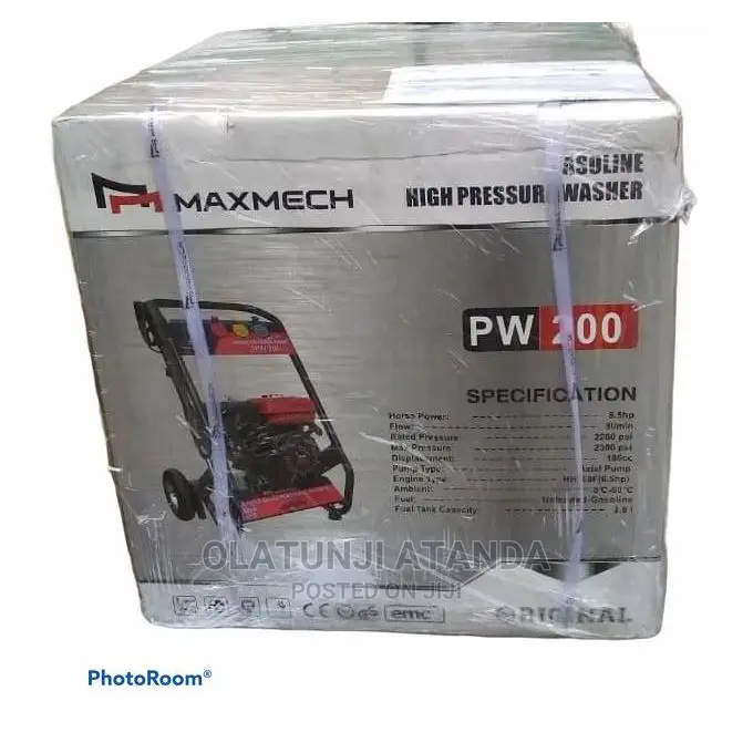 Gasoline High Pressure Washing Machine, 6.5hp
