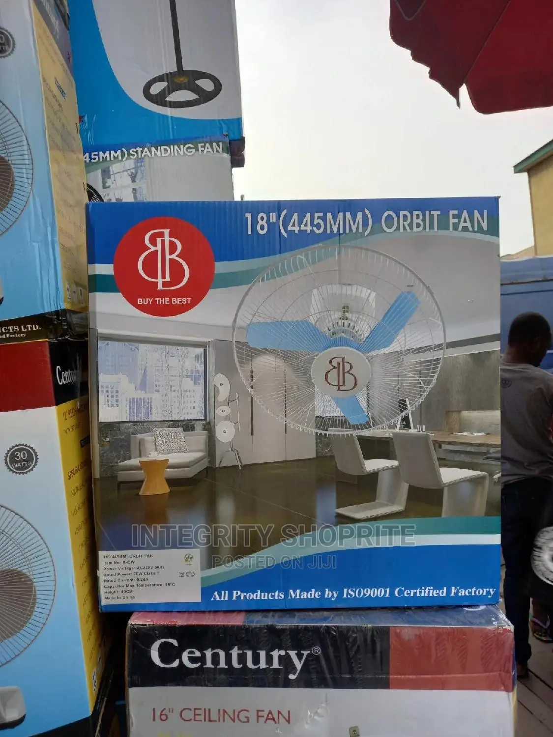 Bb 18 Inch (445mm) Orbit Fan