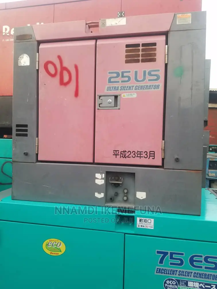 First Grade 25kva Ultra Silent Denyo Japan New Model 4 Sell