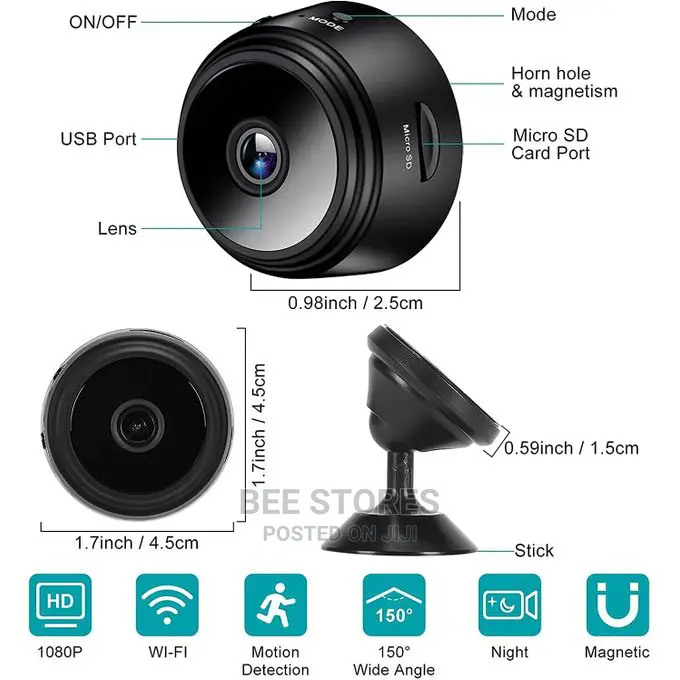 Mini Wireless Hidden Camera Wifi Remote Security Cameras