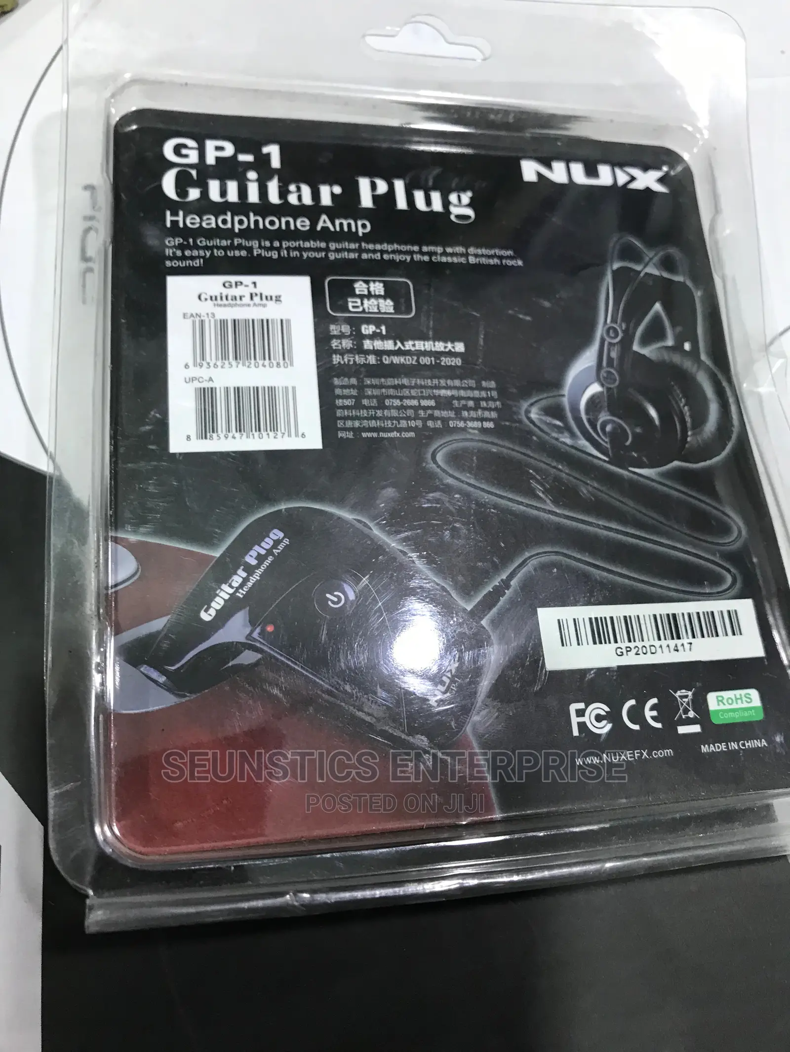 Guitar Plug Headphone Amplifier