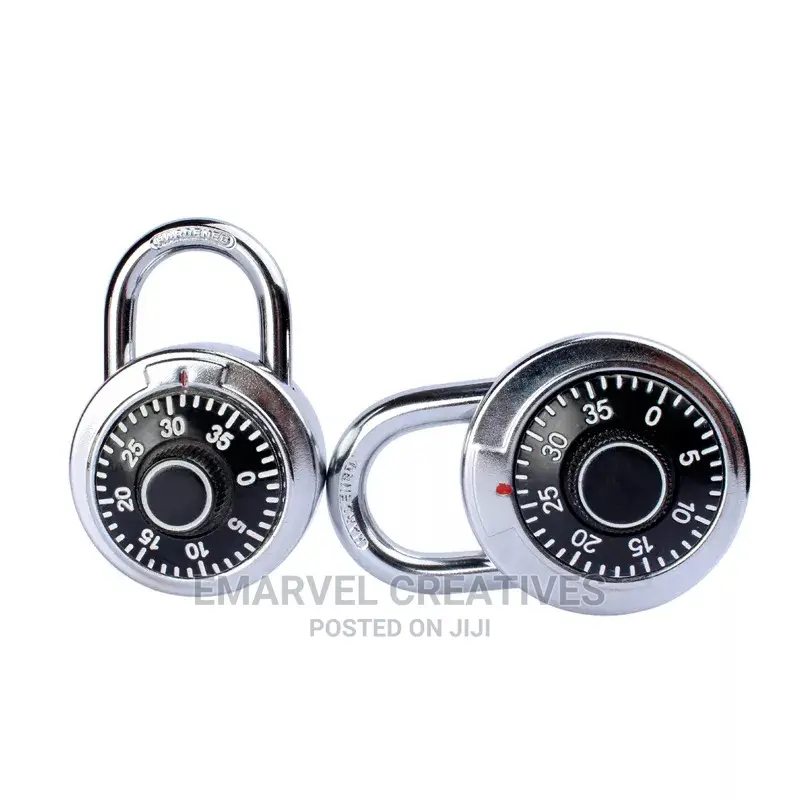 1pcs Rotary Padlock Digit Combination Code Lock Safe Round