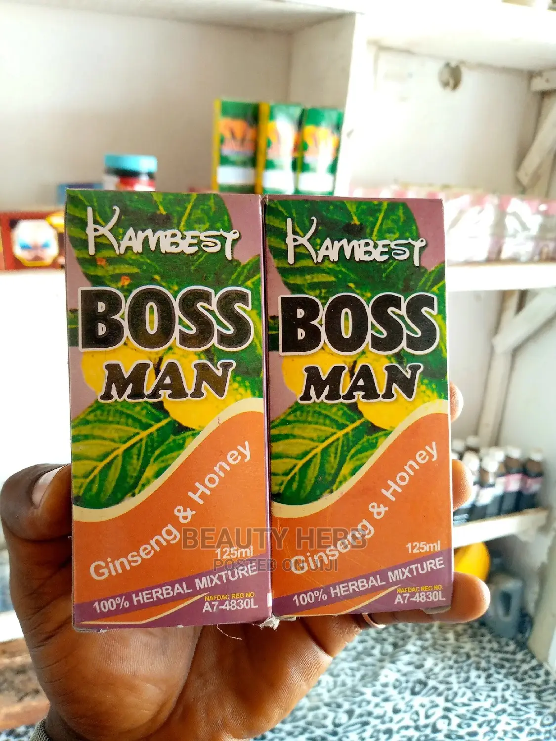 Boss Man Herbal Mixture for Weak Erection and Quick Ejaculat