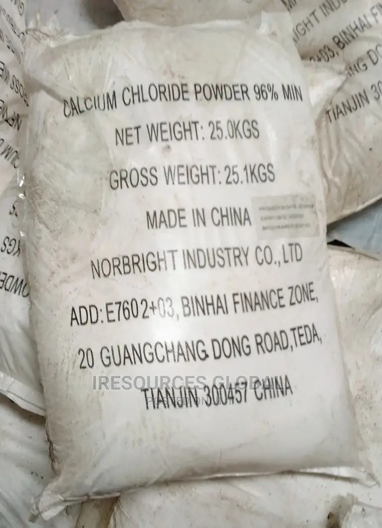 Calcium Chloride Powder 25kg Bag 96% Min