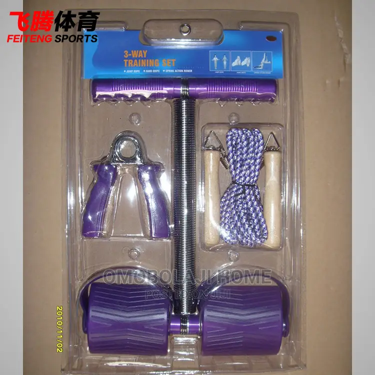 3 Way Tummy Trimmer, Skipping Rope and Hand Clip