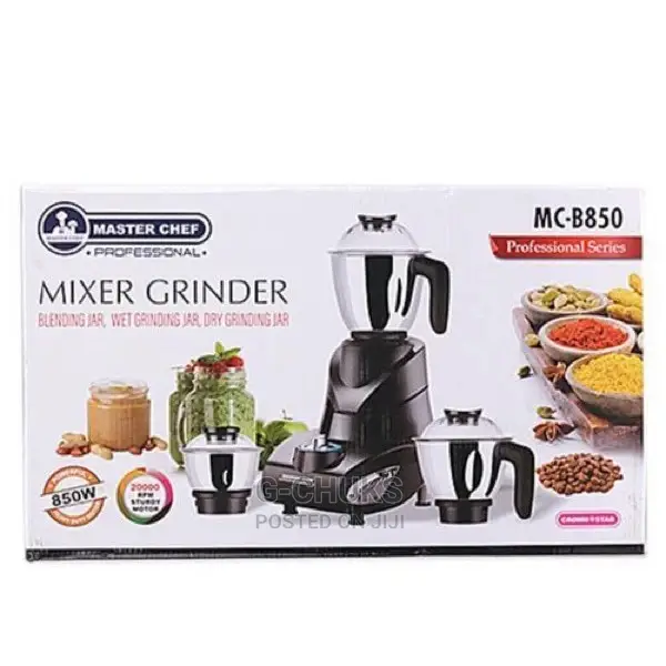 Master Chef 3 in 1 Heavy Duty Mixer Grinder-850w