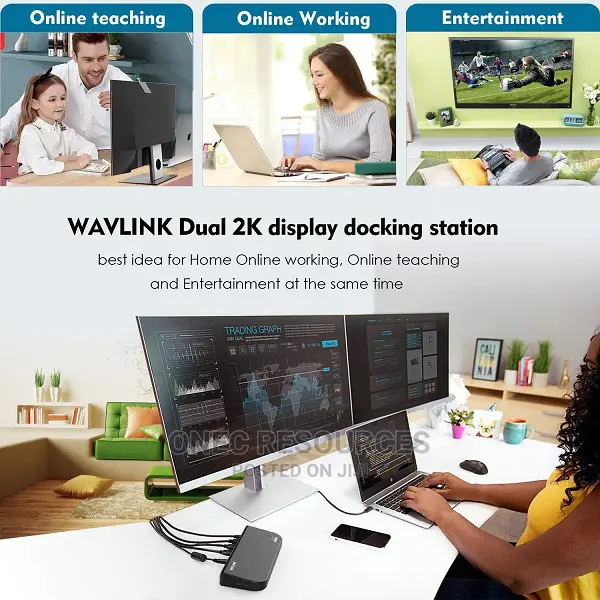 WAVLINK USB 3.0 and USB Universal Laptop Docking Station