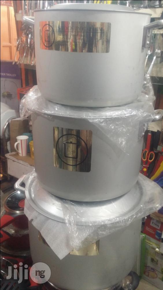 Pure Aluminum Pot by 3 (Korea Japan Produt).