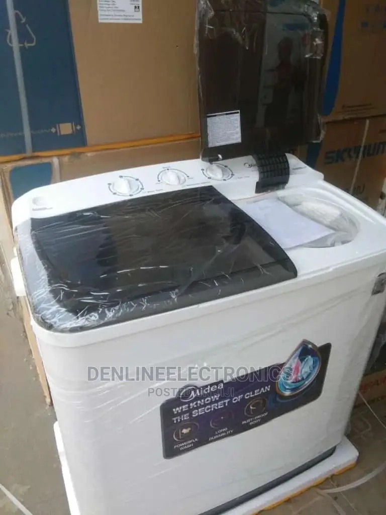 Midea 6.5kg Twintub Wash and Spin Manual Washing Machine