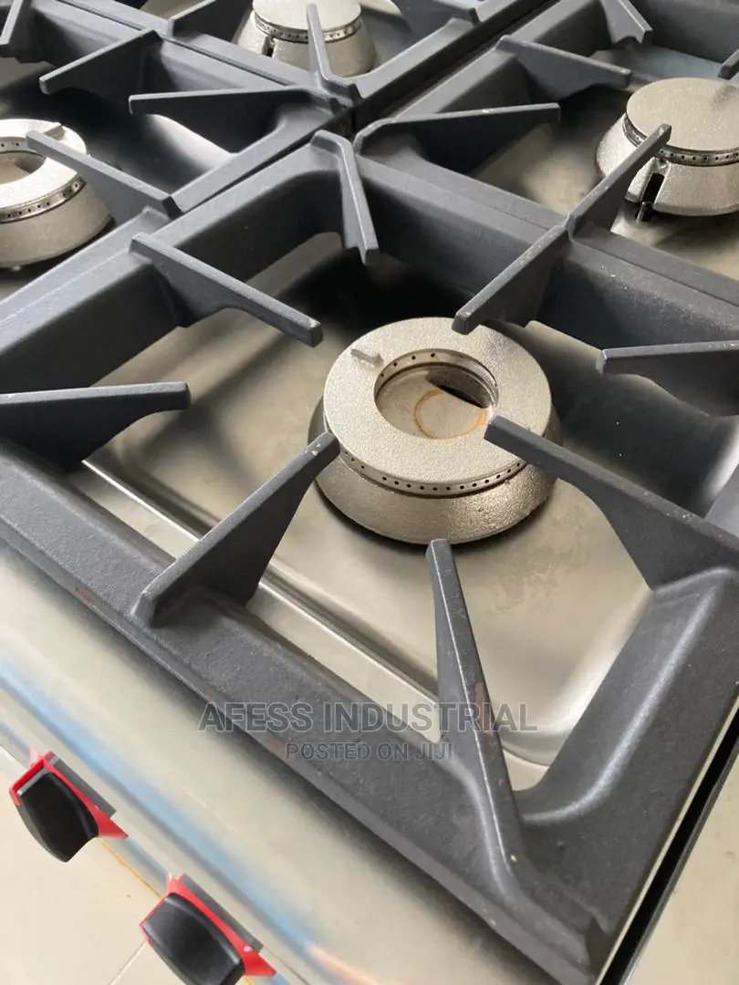 4 Burner Gas Cooker With Oven Industrial Kitchen