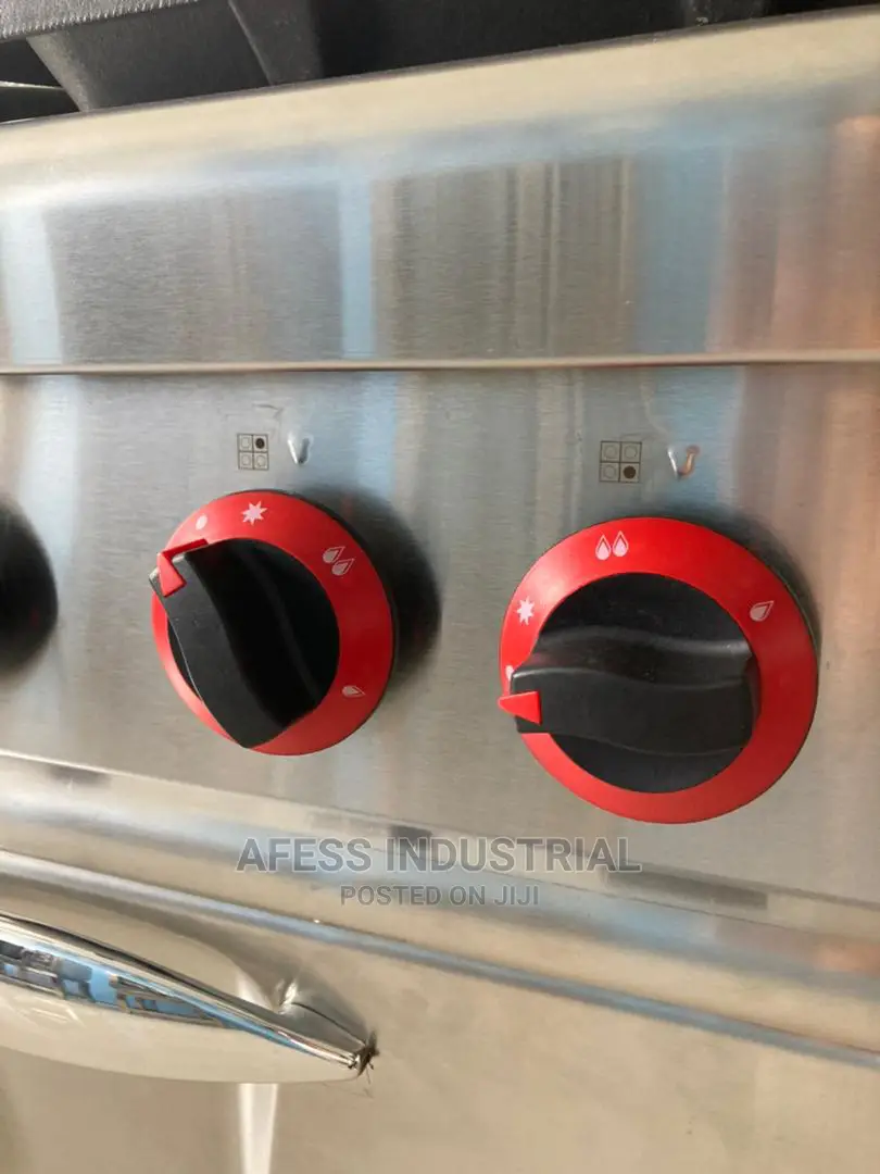 4 Burner Gas Cooker With Oven Industrial Kitchen