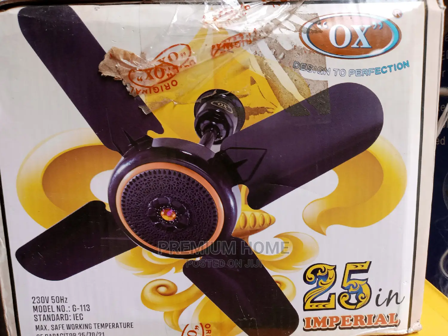 Ox Ceiling Fan 25inches Blade