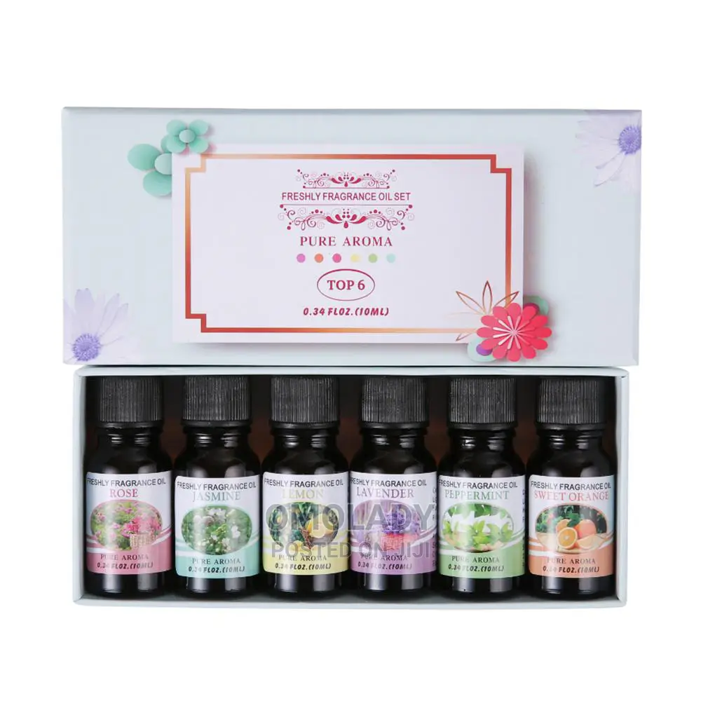 6pc10ml Essential Oil Natural Plant Pure Aroma Fragrance Oil