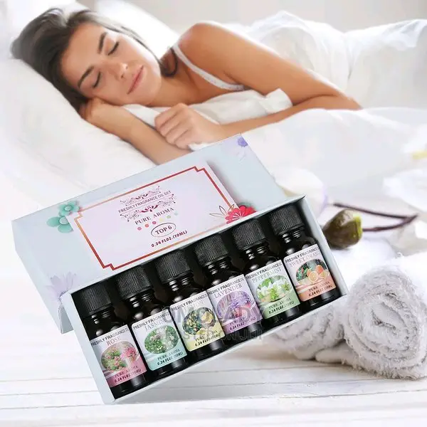 6pc10ml Essential Oil Natural Plant Pure Aroma Fragrance Oil