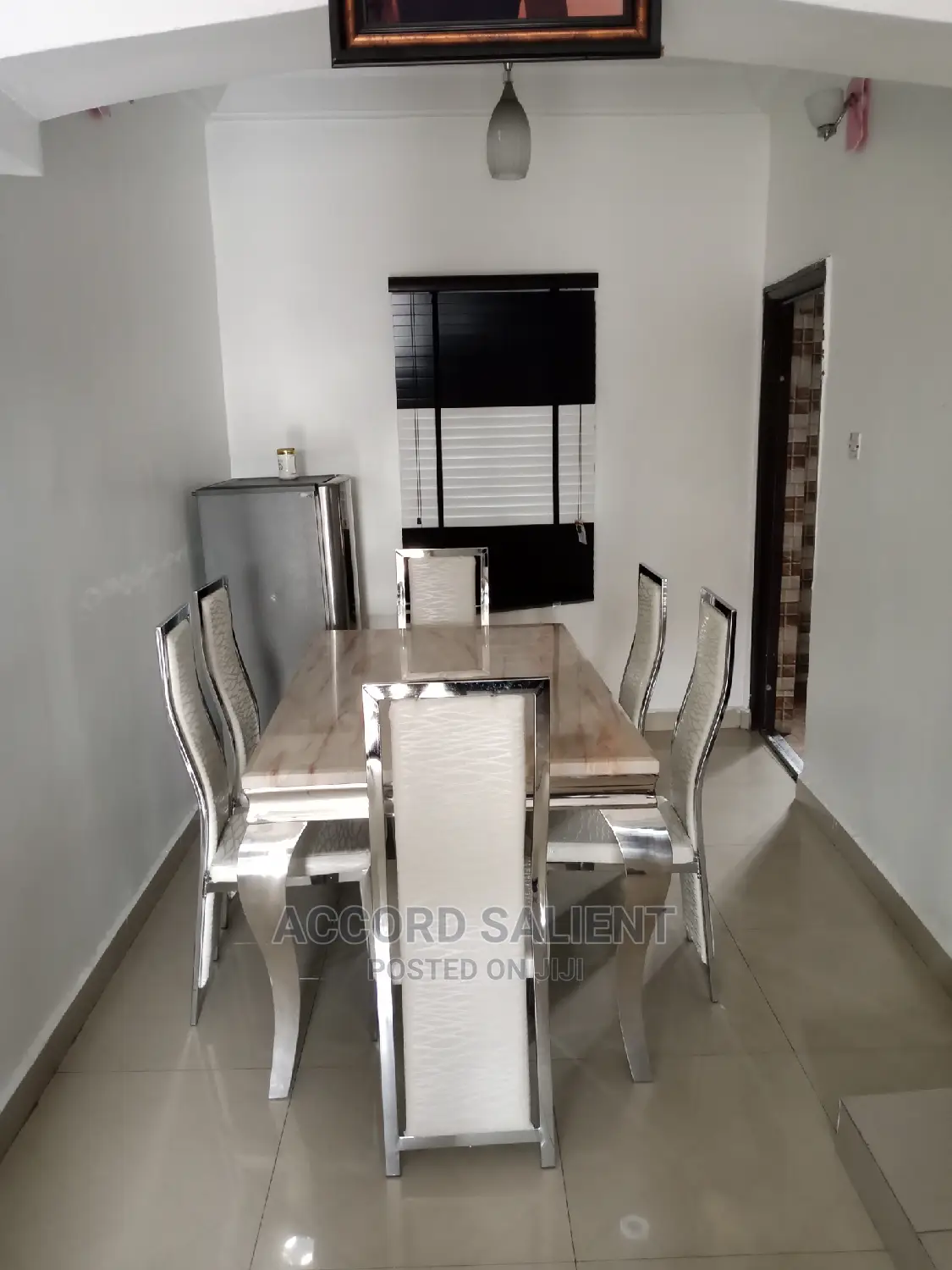 Foreign 6 Seater Marble Dining Set