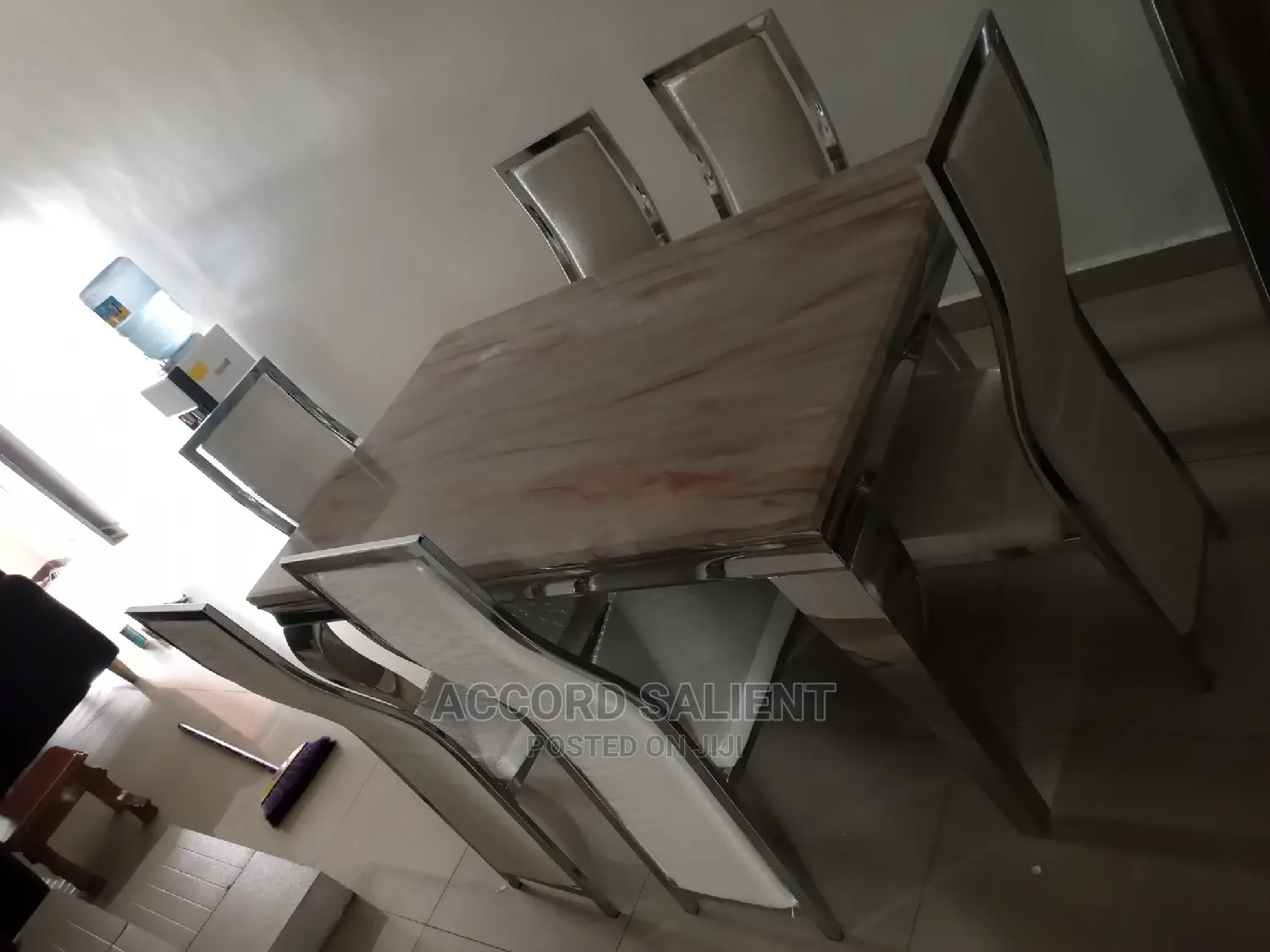 Foreign 6 Seater Marble Dining Set