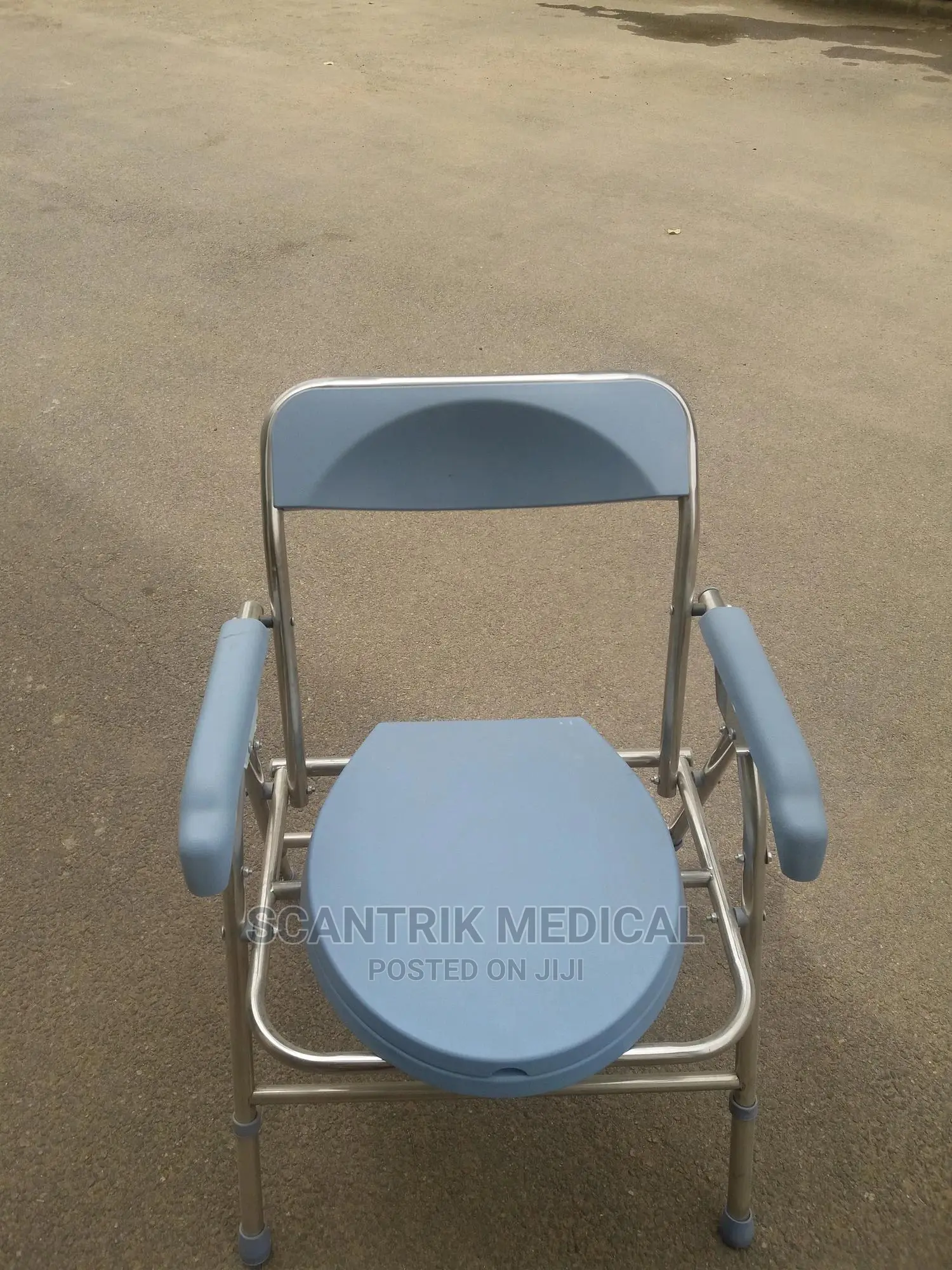 Commode Chair Elderly Bedside Commode With Padded Seat
