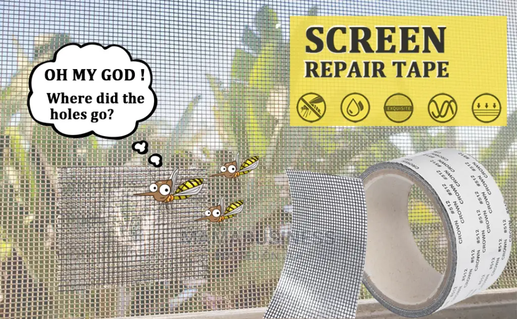 Screen Repair Tape Window Adhesive Mosquito Net-Tape