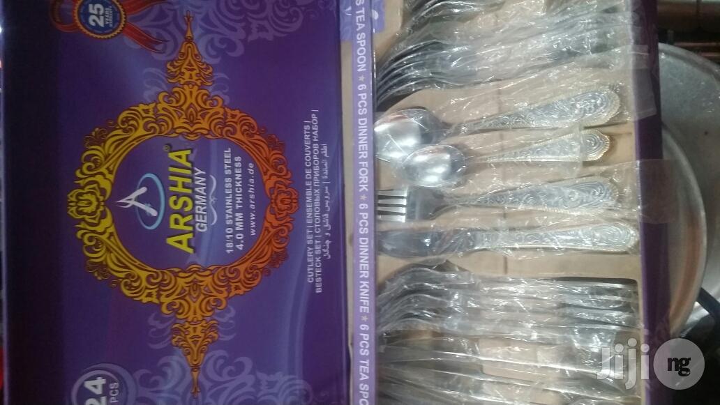 Arshia 24pcs Cultlery Set (German Product 18/0)
