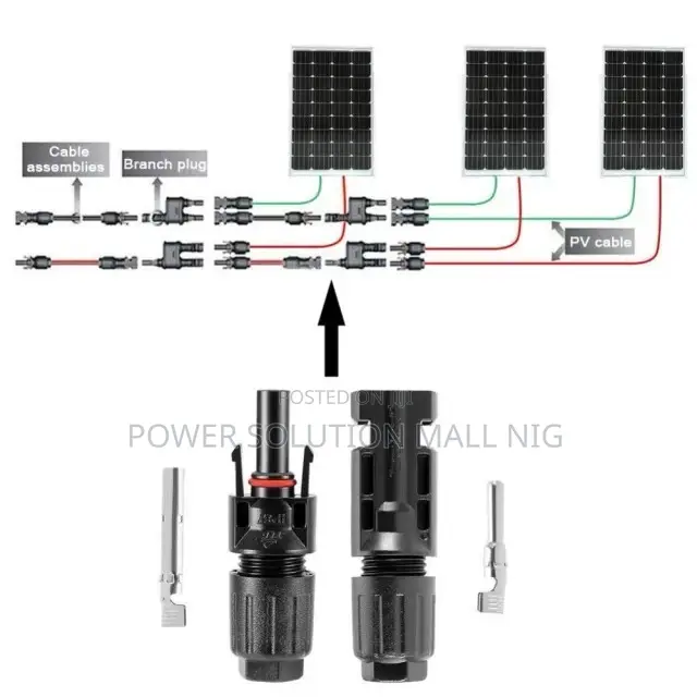 20 Pairs Of Mc4 Connector (Male And Female)