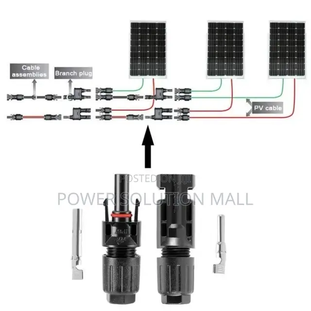 20 Pairs Of Mc4 Connector (Male And Female)