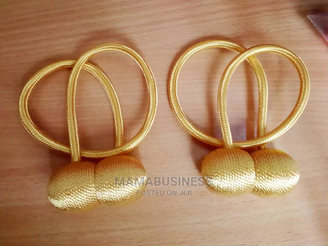 Double Curtain Rope - Gold