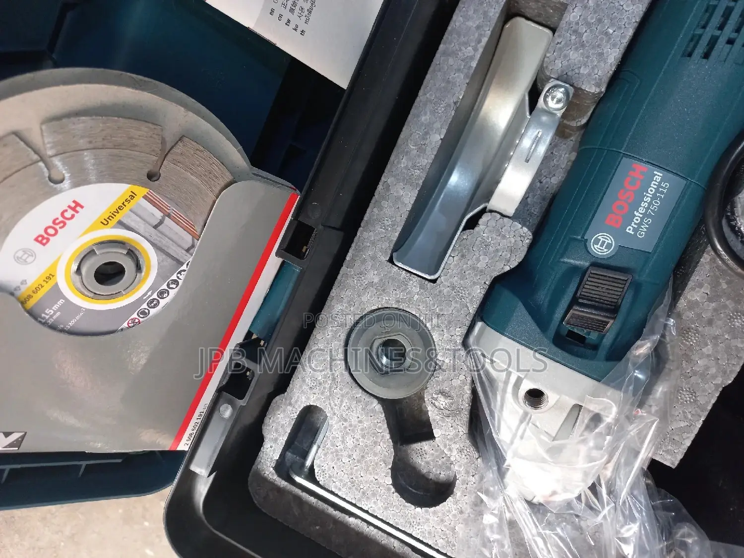 GWS 750-115 +Dd Bosch Angle Grinder