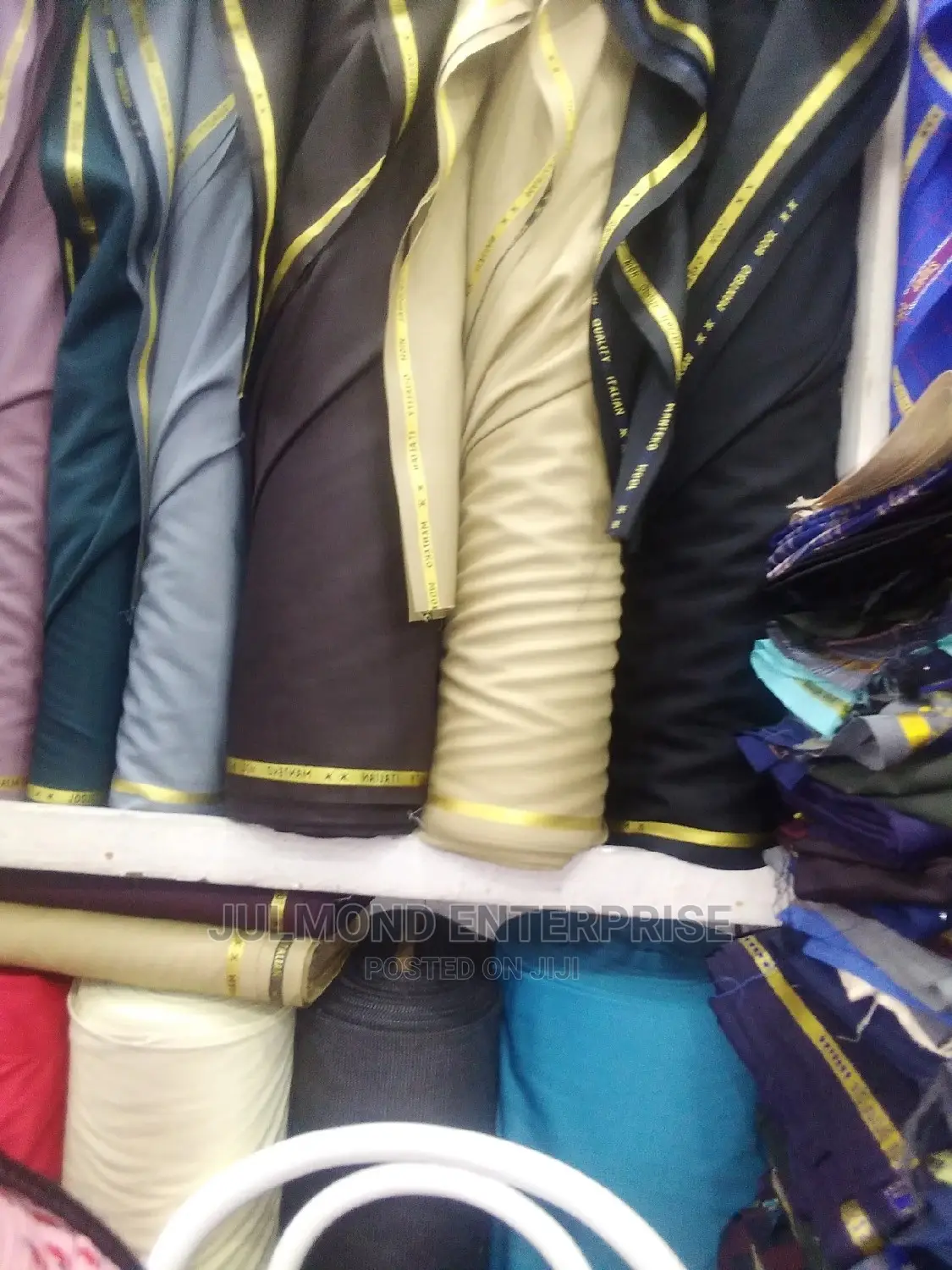 Five Star Seven Star and Italian Linen Senator Material