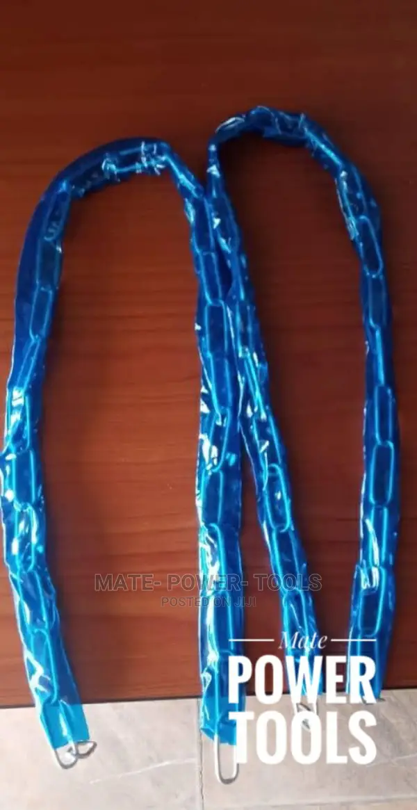 Blue PVC Sleeved Security Chain 3mm X 6ft