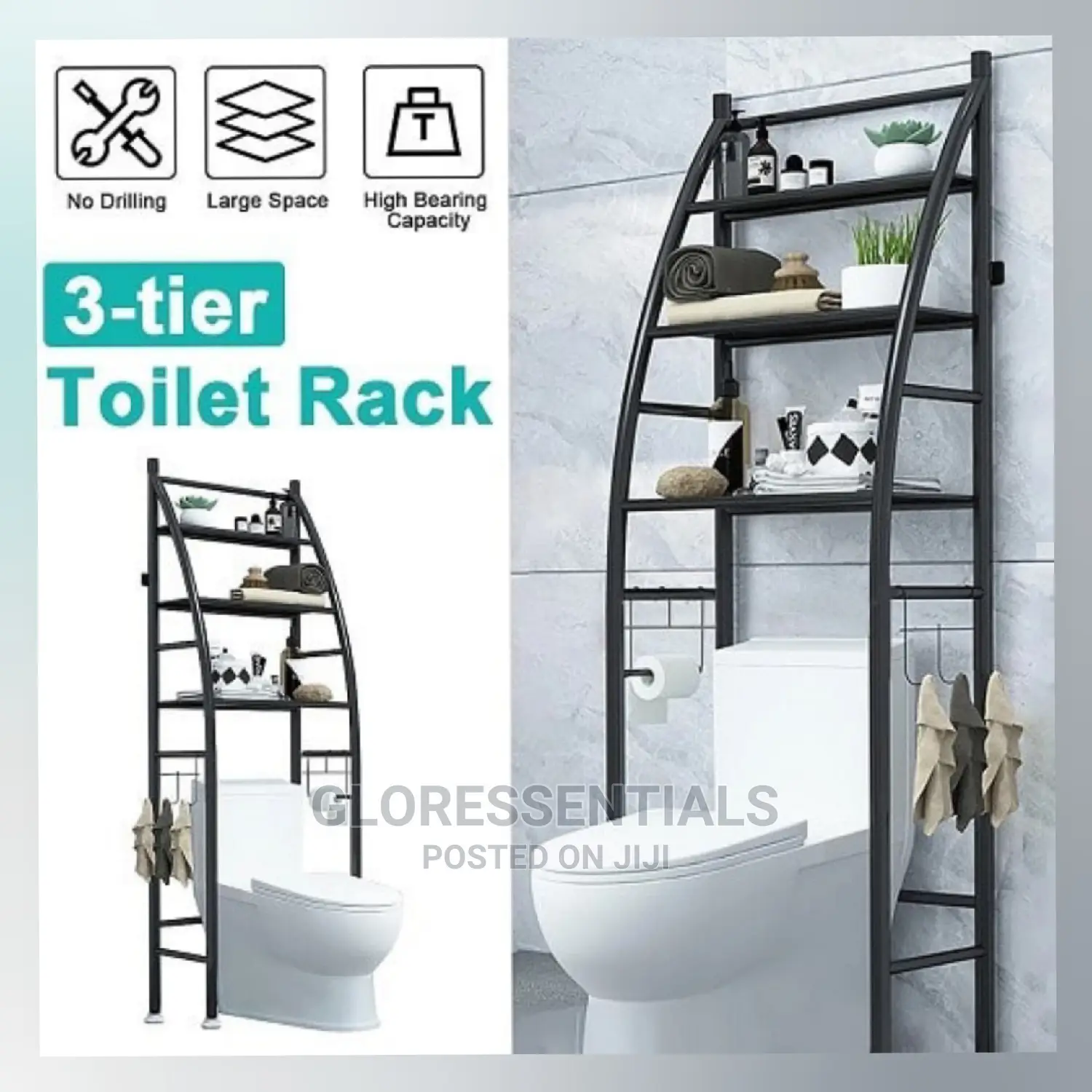 3 Tier Bathroom / Toilet Rack